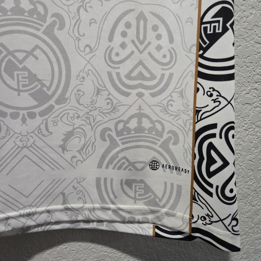 adidas White and Black Soccer Jersey - Picture 3 of 4